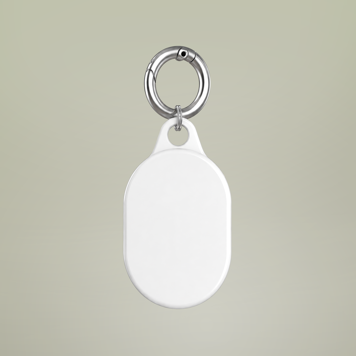 Cat Samurai AirTag Cover Keychain — Lucky 招福開運 Cute Anime Pet Tracker Case