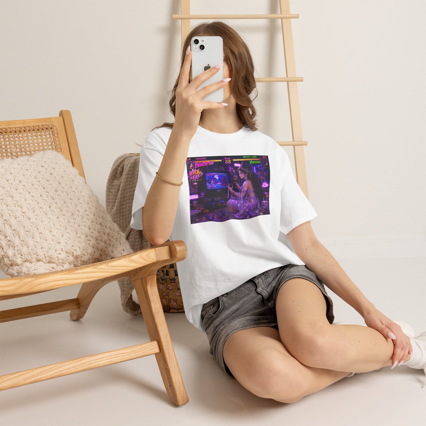 Benzaiten Arcade Battle Goddess Unisex Heavy Cotton Tee (BEN-005)