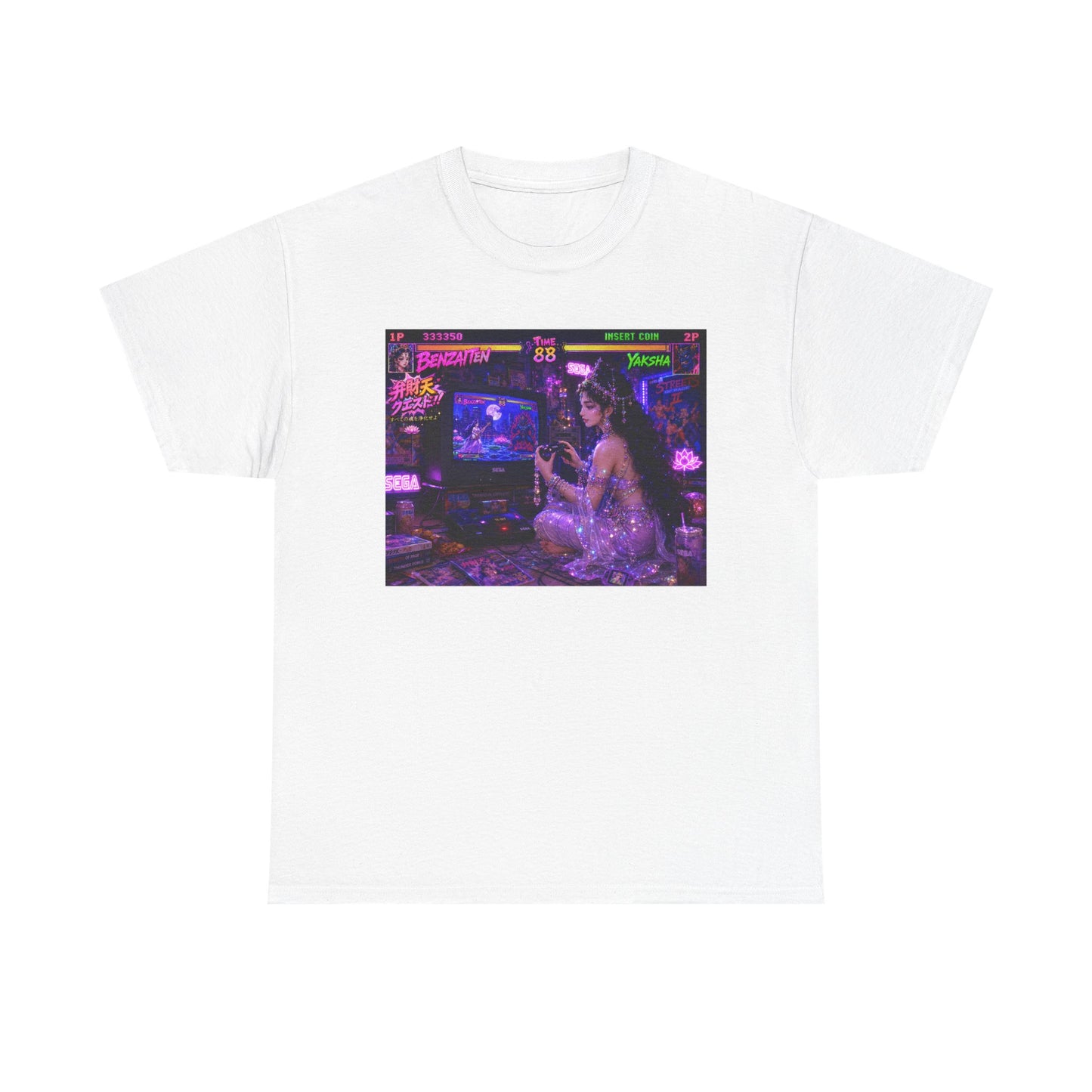 Benzaiten Arcade Battle Goddess Unisex Heavy Cotton Tee (BEN-005)