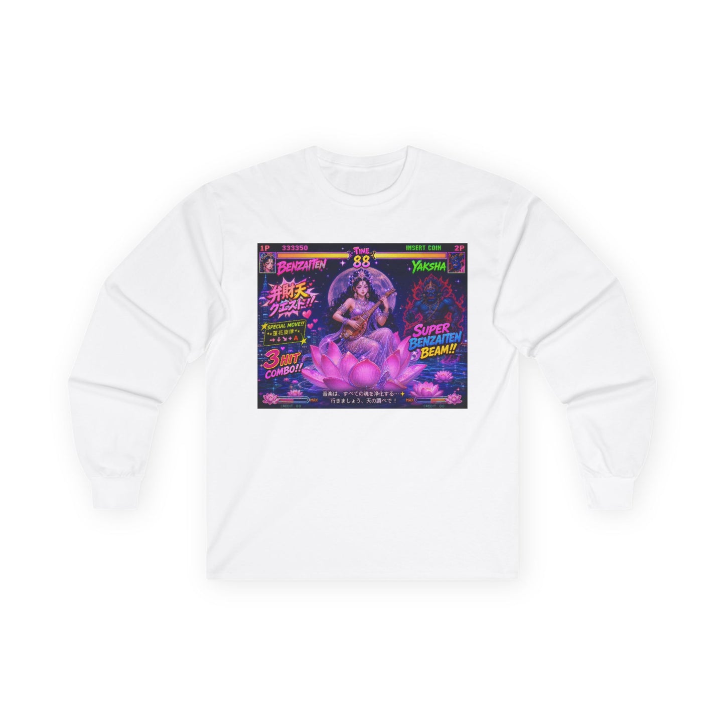 Benzaiten Super Beam Lotus Goddess Long Sleeve Tee (BEN-003)