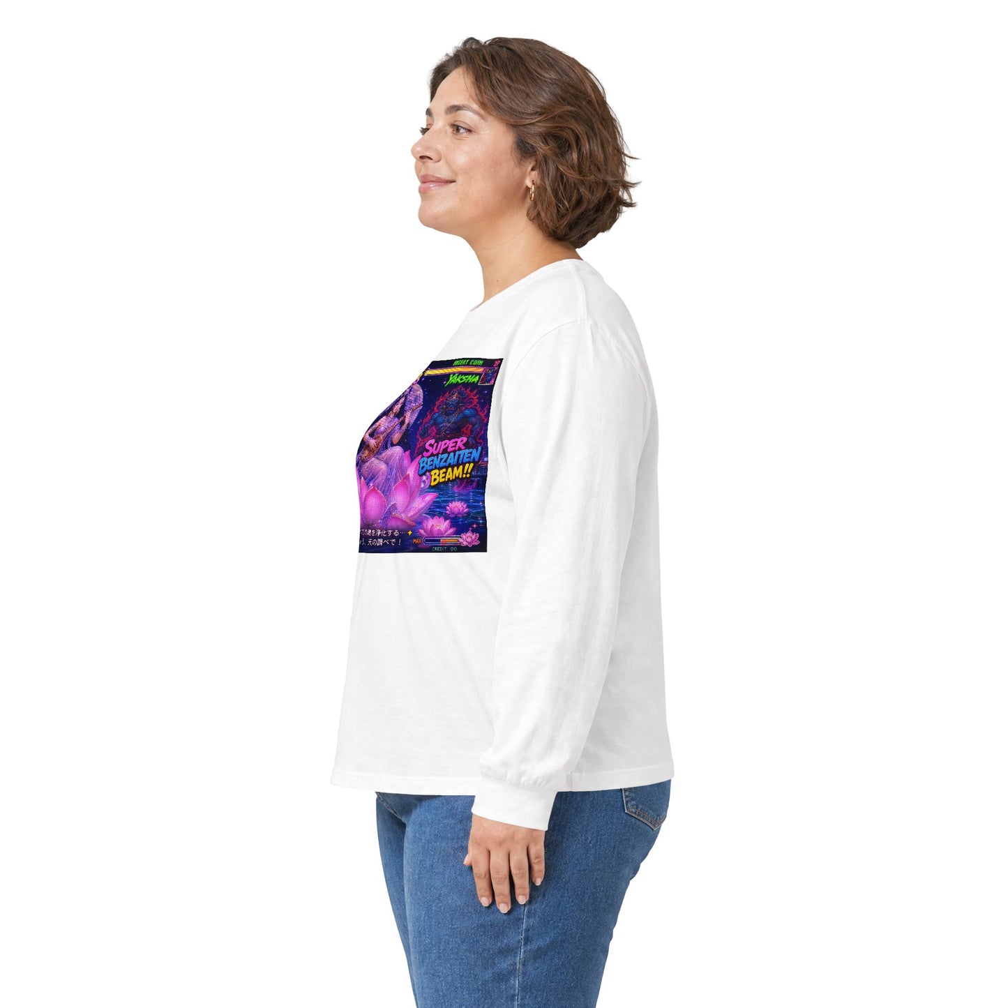 Benzaiten Super Beam Lotus Goddess Long Sleeve Tee (BEN-003)