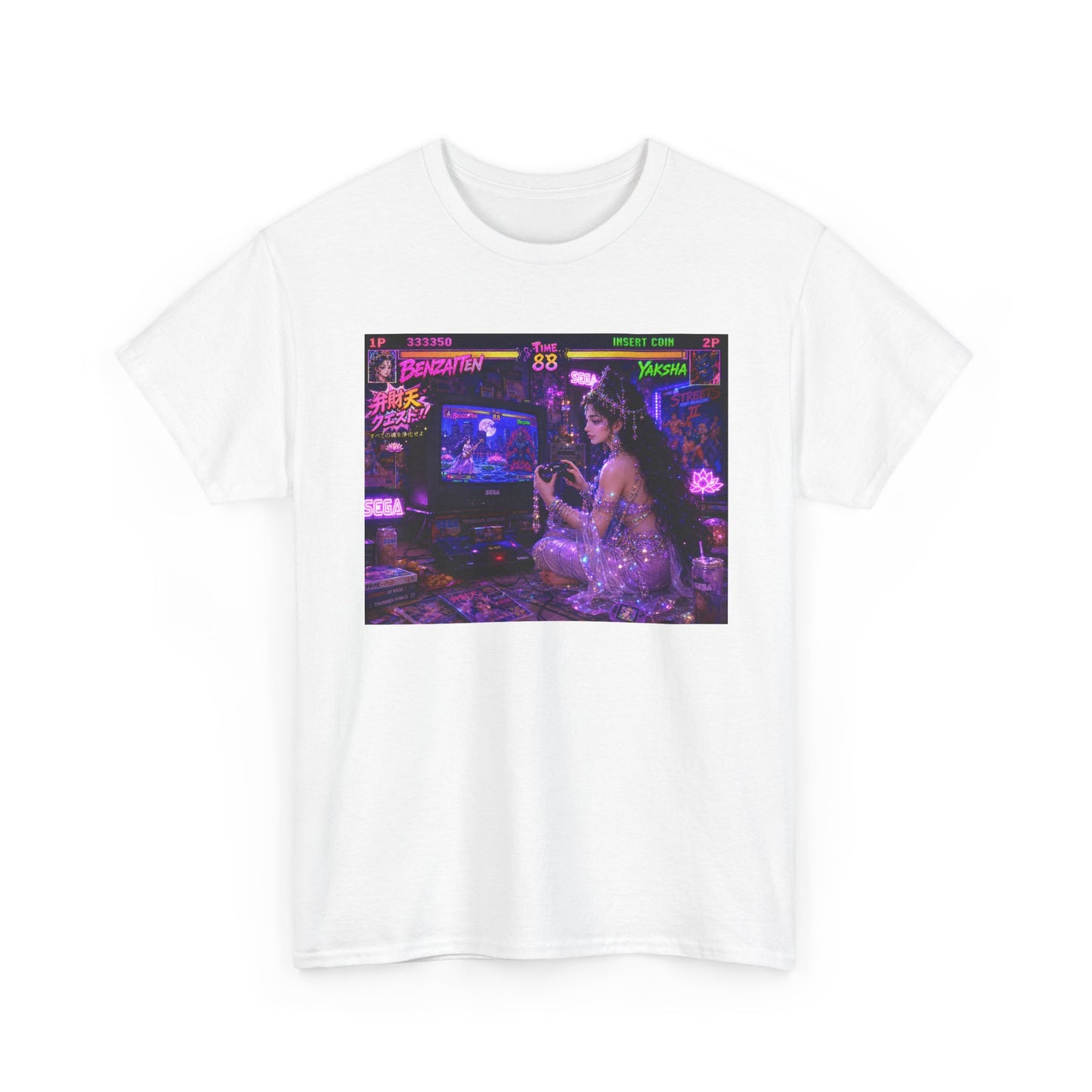 Benzaiten Arcade Battle Goddess Unisex Heavy Cotton Tee (BEN-005)