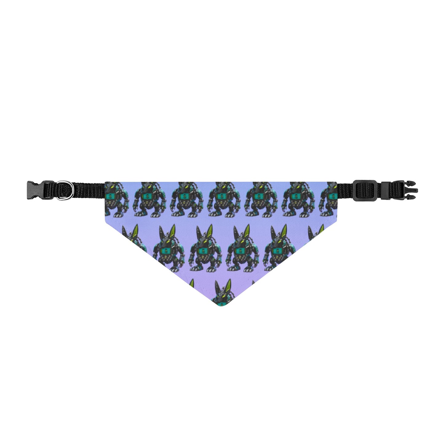 Robotic Bunny Y2K Clip-on Pet Bandana (IMG-010)